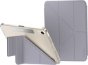SWITCHEASY ORIGAMI NUDE FOLDING FOLIO CLEAR HARDBACK CASE WITH PENCIL HOLDER FOR 2021 IPAD MINI 8.3" - ALASKAN BLUE