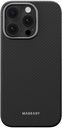 Mageasy Kev M Armaid Fiber Protective Case For 2024 Iphone 16 Pro 600D Black 