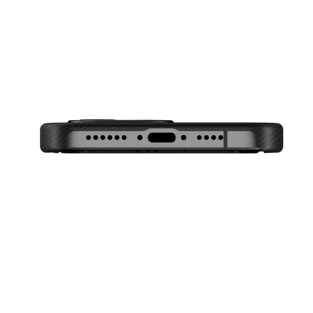 Mageasy Kev M Armaid Fiber Protective Case For 2024 Iphone 16 Pro Max 600D Black 