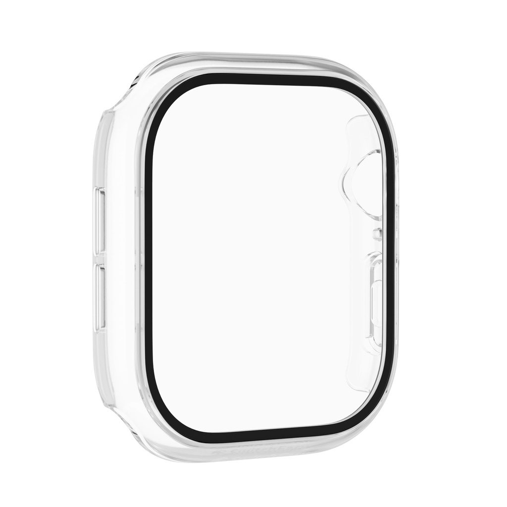 SWITCHEASY HYBRID WP 9H GLASS WATERPROOF APPLE WATCH CASE 42MM-TRANSPARENT 