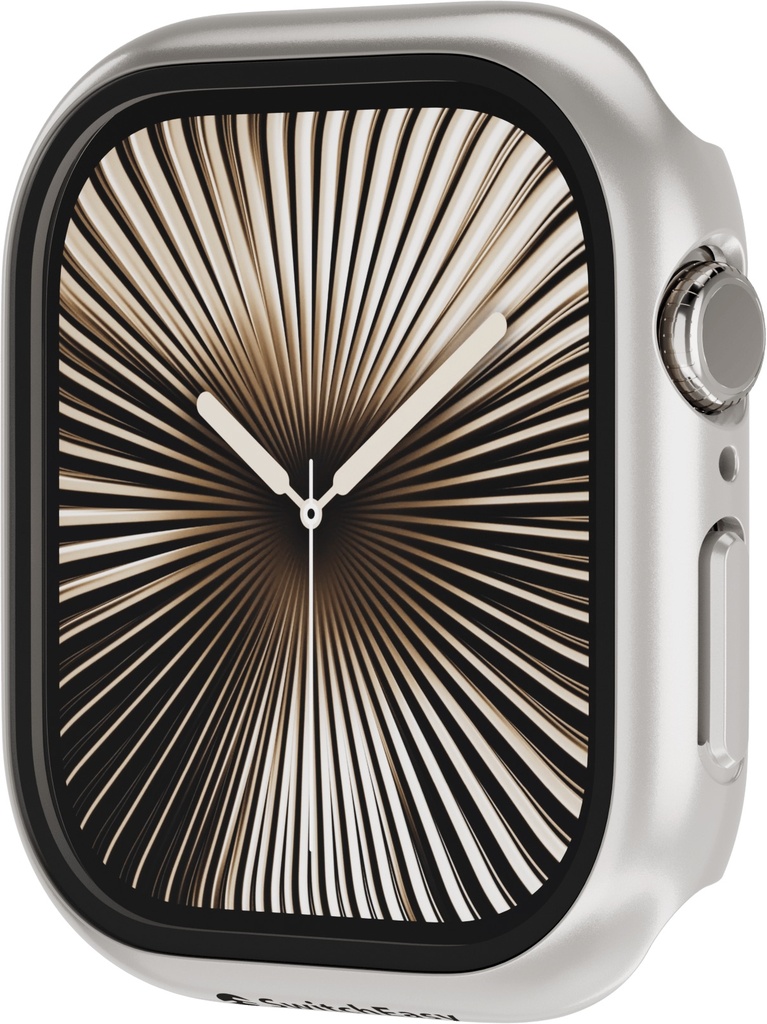 SWITCHEASY HYBRID WP 9H GLASS WATERPROOF APPLE WATCH CASE 46MM-TITANIUM