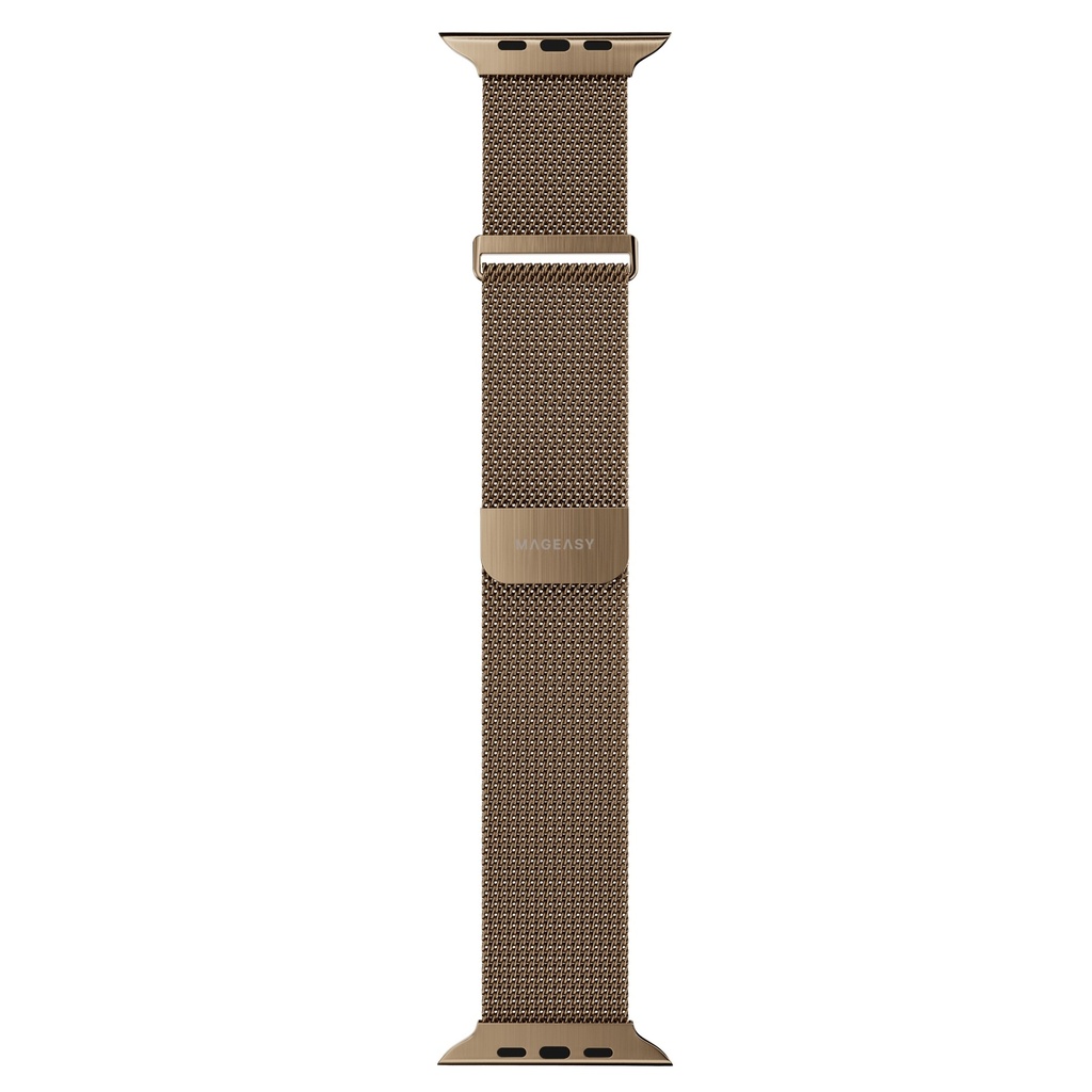 MAGEASY MILANESE WATCH LOOP FOR APPLE WATCH S4~S10 44/45/46/49MM-GOLD