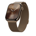 MAGEASY MILANESE WATCH LOOP FOR APPLE WATCH S4~S10 44/45/46/49MM-GOLD