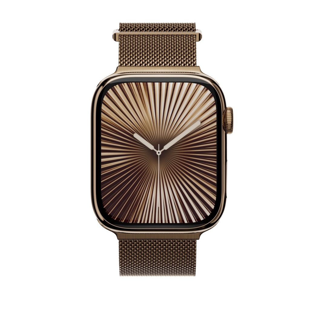 MAGEASY MILANESE WATCH LOOP FOR APPLE WATCH S4~S10 44/45/46/49MM-GOLD