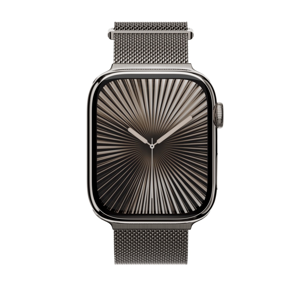 MAGEASY MILANESE WATCH LOOP FOR APPLE WATCH S4~S10 40/41/42MM-NATURAL 