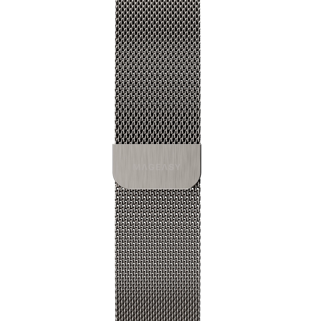 MAGEASY MILANESE WATCH LOOP FOR APPLE WATCH S4~S10 40/41/42MM-NATURAL 