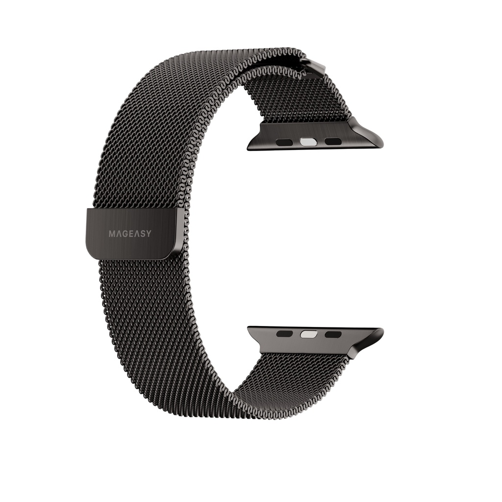 MAGEASY MILANESE WATCH LOOP FOR APPLE WATCH S4~S10 40/41/42MM-SLATE