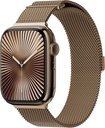 MAGEASY MILANESE WATCH LOOP FOR APPLE WATCH S4~S10 40/41/42MM-GOLD