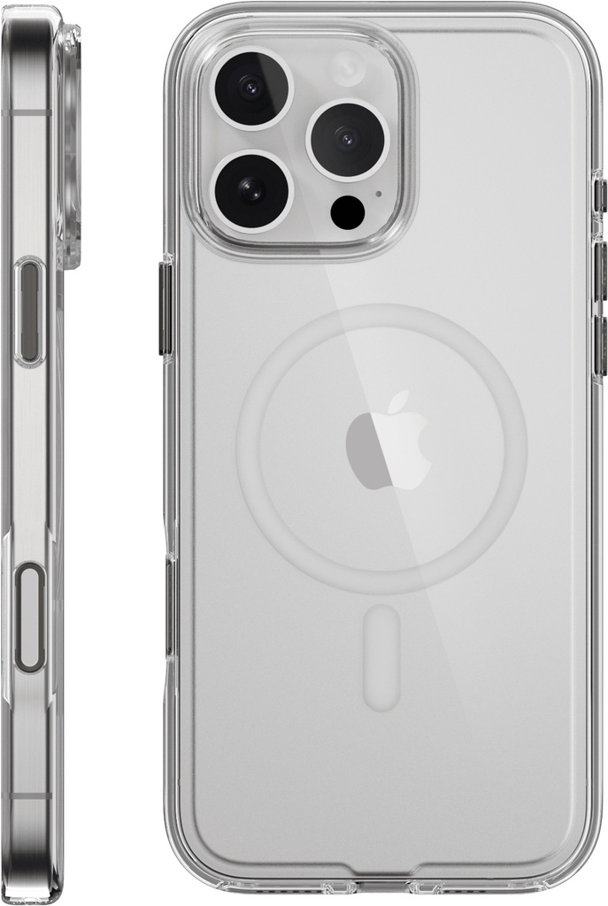 MAGEASY BRIGHT M NEVER YELLOWING SHOCKPROOF CLEAR CASE - CAMERA CONTROL EDITION FOR IPHONE 16 PRO MAX 