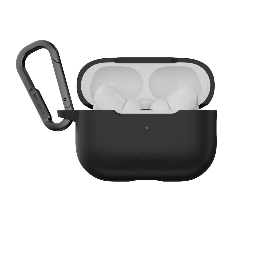 Mageasy Skin Airpods Case For Airpods Pro 1/2-Black