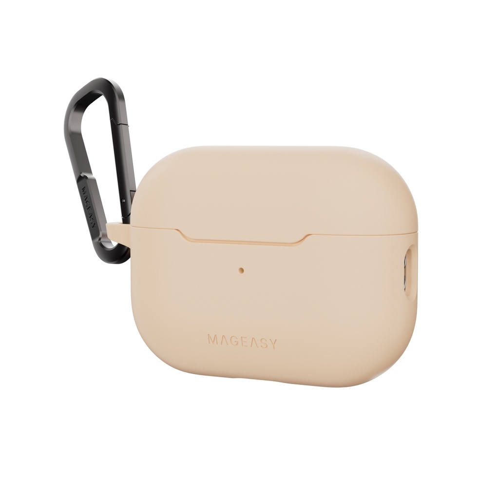 Mageasy Skin Airpods Case For Airpods Pro 1/2-Shell Pink