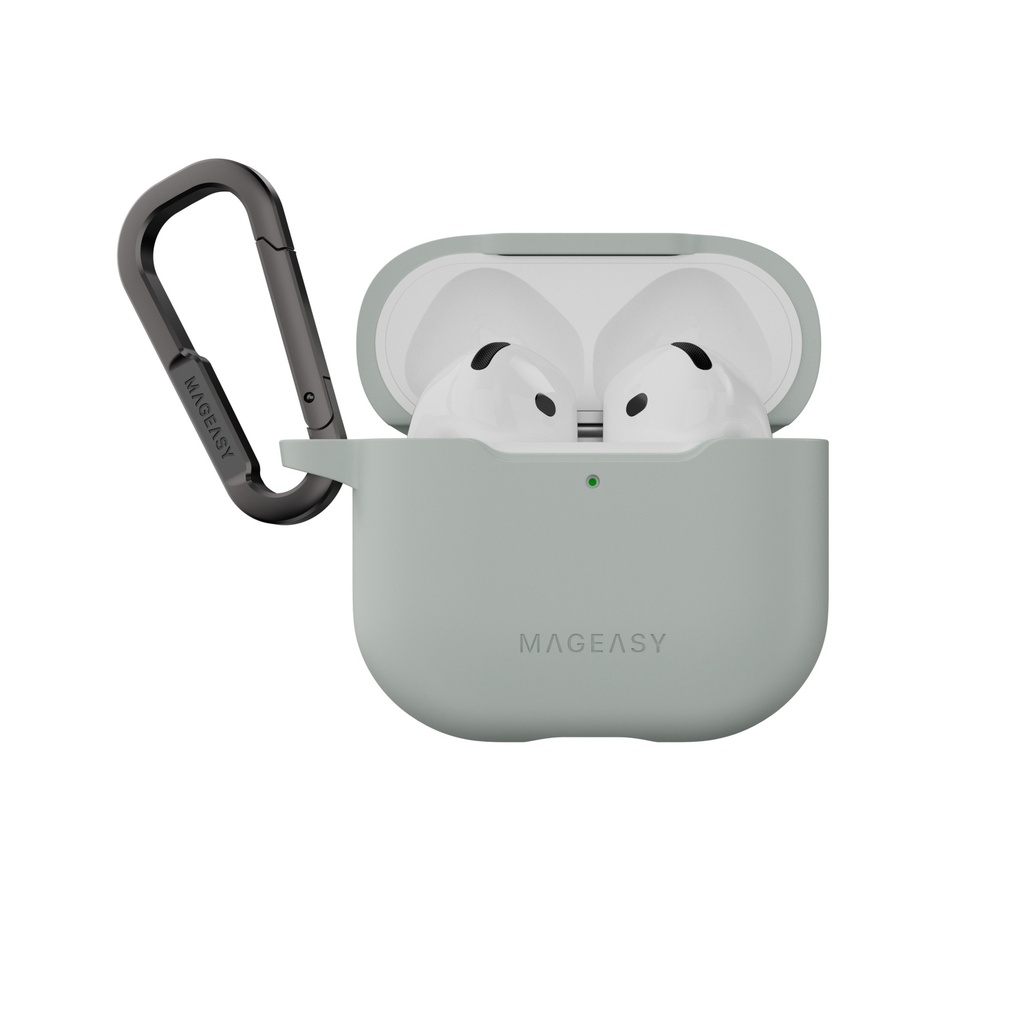 Mageasy Skin Airpods Case For Airpods 4-Mirage Gray