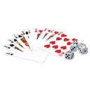 Classic Games - 2 Decks Playing Cards & 5 Dice