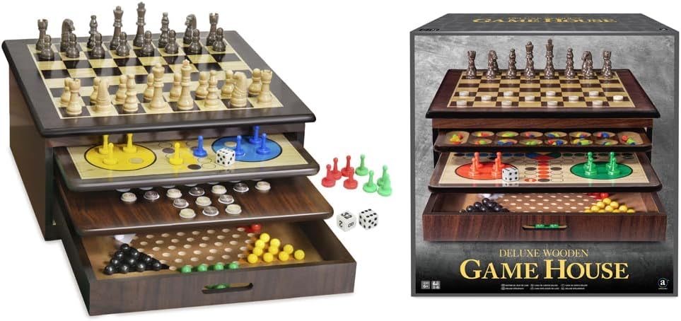 Craftsman Deluxe Wooden Game House