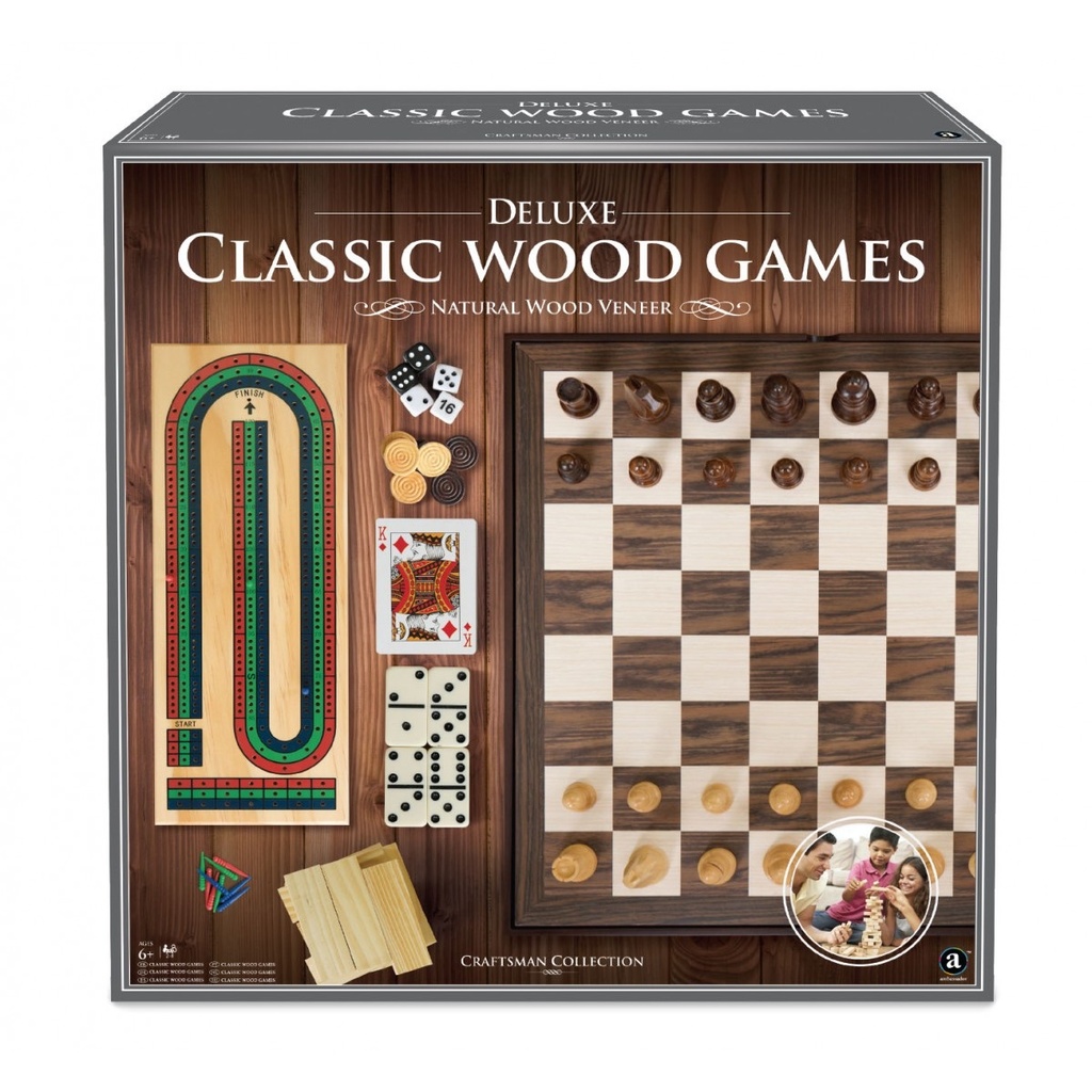 Craftsman Deluxe Wooden Game House