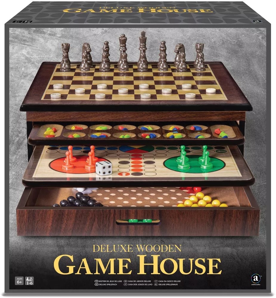 Craftsman Deluxe Wooden Game House