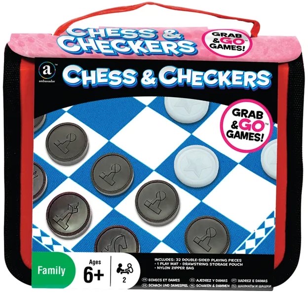 Grab & Go Games! - Travel Chess & Checkers