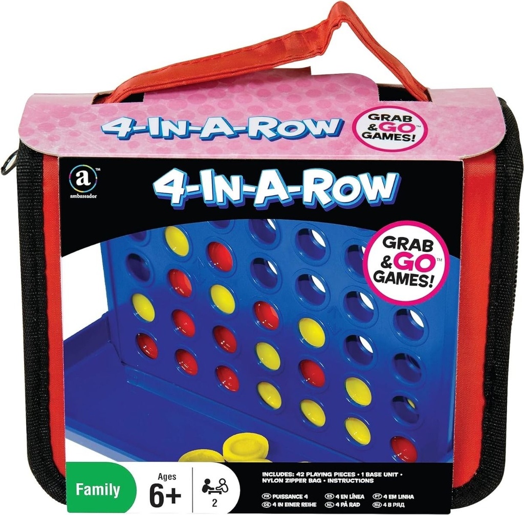 Grab & Go Games! - Travel 4-in-a-Row Game