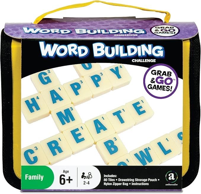 Grab & Go Games! - Travel Word Building Challenge