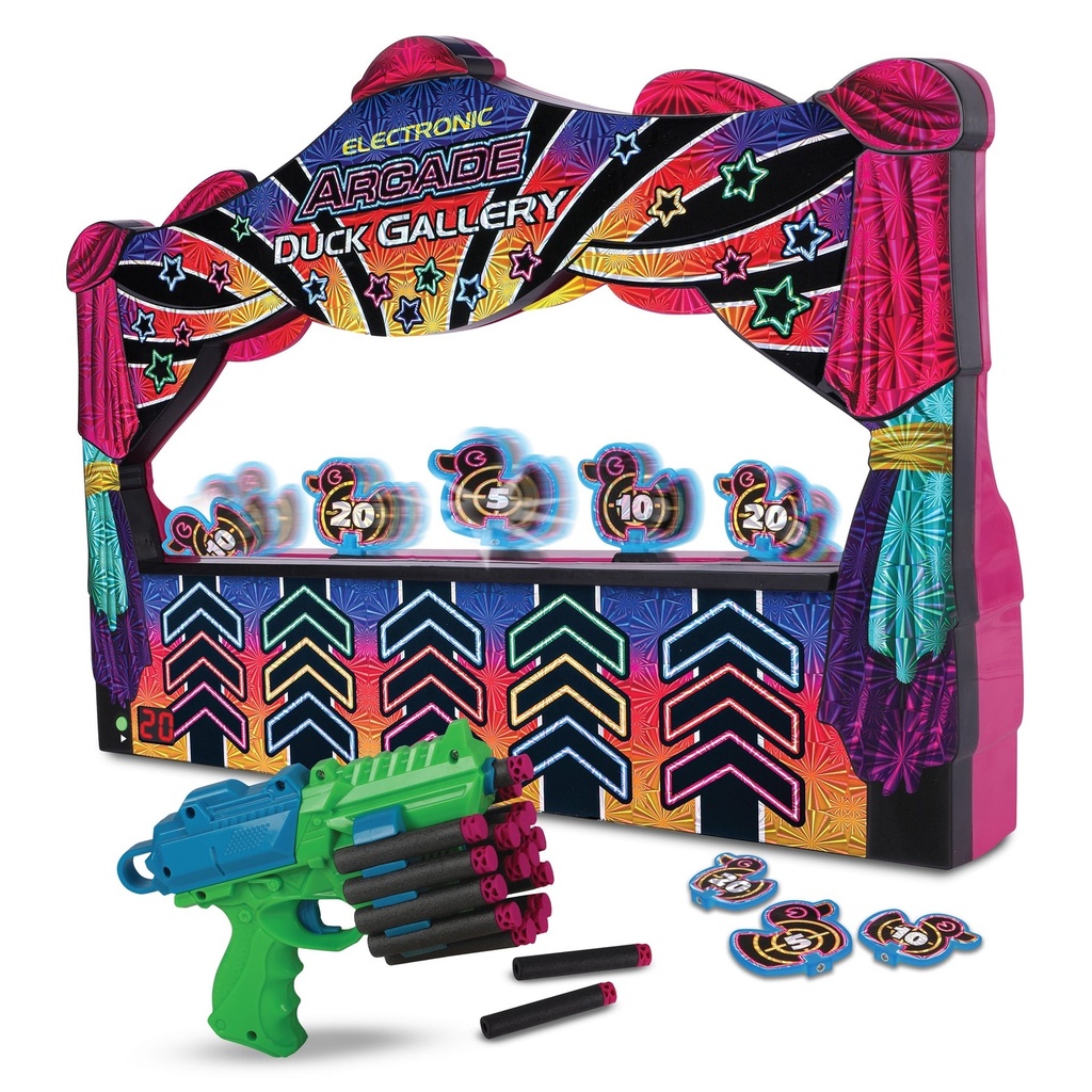 Electronic Arcade Duck Shooting Gallery (Hyper Neon Black Series)