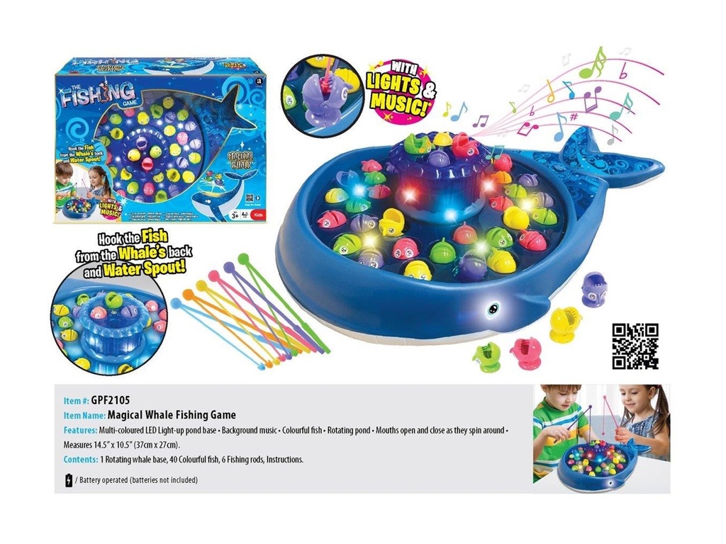 Magical Whale Fishing Game