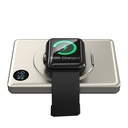 EGO MAGPOWER 4in1 10000mAh Qi2 Magsafe Powerbank ultra-thin, Watch fast Charging, OLED Display, USB-C port in & out,-Titanium