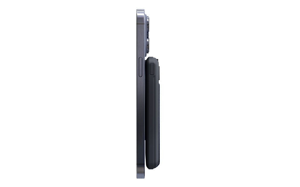 EGO 6in1 AllyDelivery 4  @Magsafe 10000mAh Powerbank-Fast Charging (iWatch & Airpod), Built-in Cable Type-C & Lightning & Stand, OLED Screen -Black