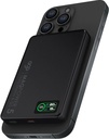 EGO MAGPOWER 3in1 Latest Gen.5 Super charging  10000mAh Qi2+ magsafe Powerbank Ultra-thin-OLED, USB-CUSB-C in & out-Titanium