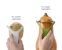 Nest Y-Peeler Set 2pcs White & Green