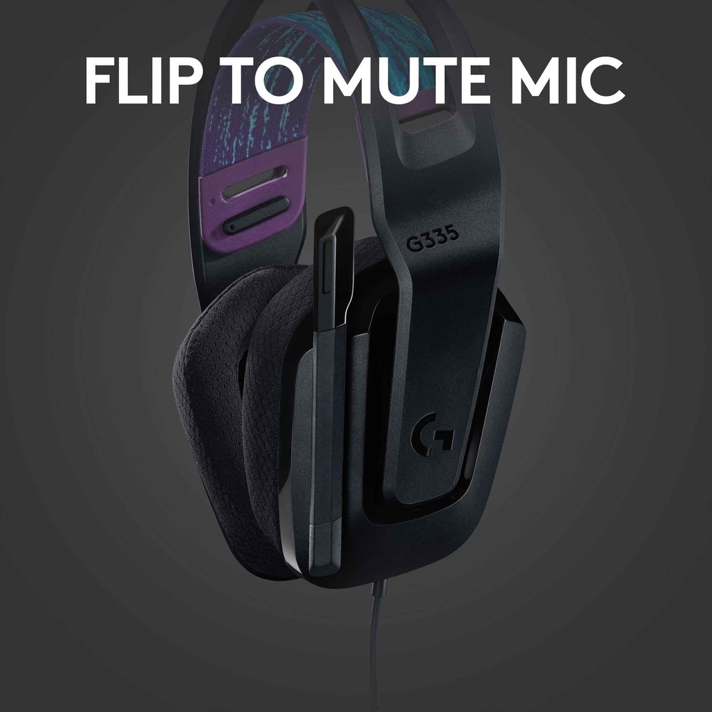 LOGITECH G335 Wired - Black PC HEADSET