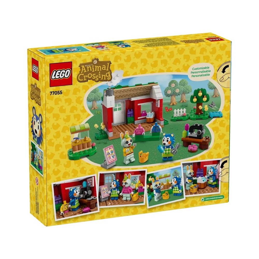 LEGO® Animal Crossing™ Able Sisters Clothing Shop Role-Play Building Kit 77055