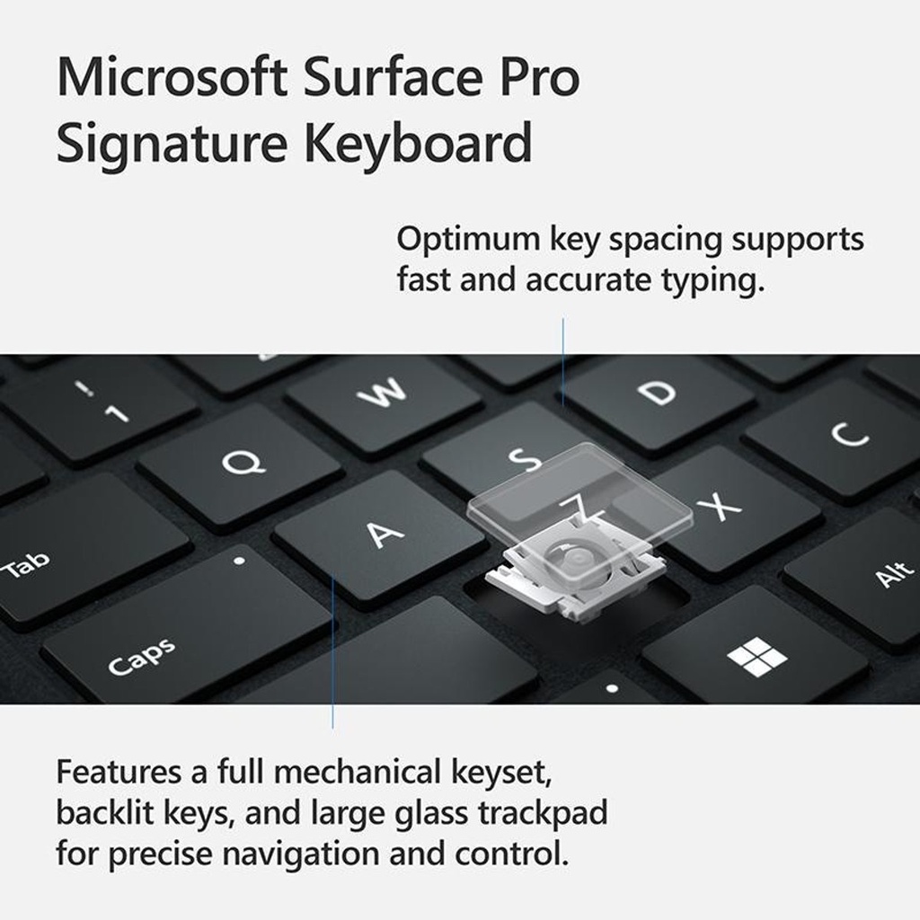 Microsoft Signature Keyboard  Arabic/Eng Black 
