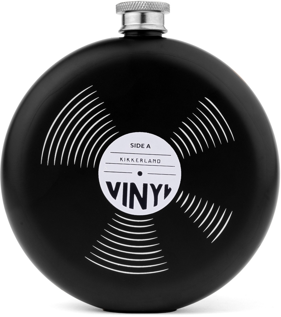 Record Hip Flask