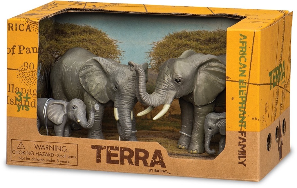 AFRICAN ELEPHANT FAMILY