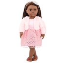 DOLL W/ PINK GLITTER DRESS (AA), RIYA
