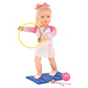 POSEABLE GYMNAST DOLL W/ACCY, DIANE