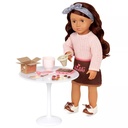 DELUXE CHOCOLATE DOLL W/ BOOK, COCO