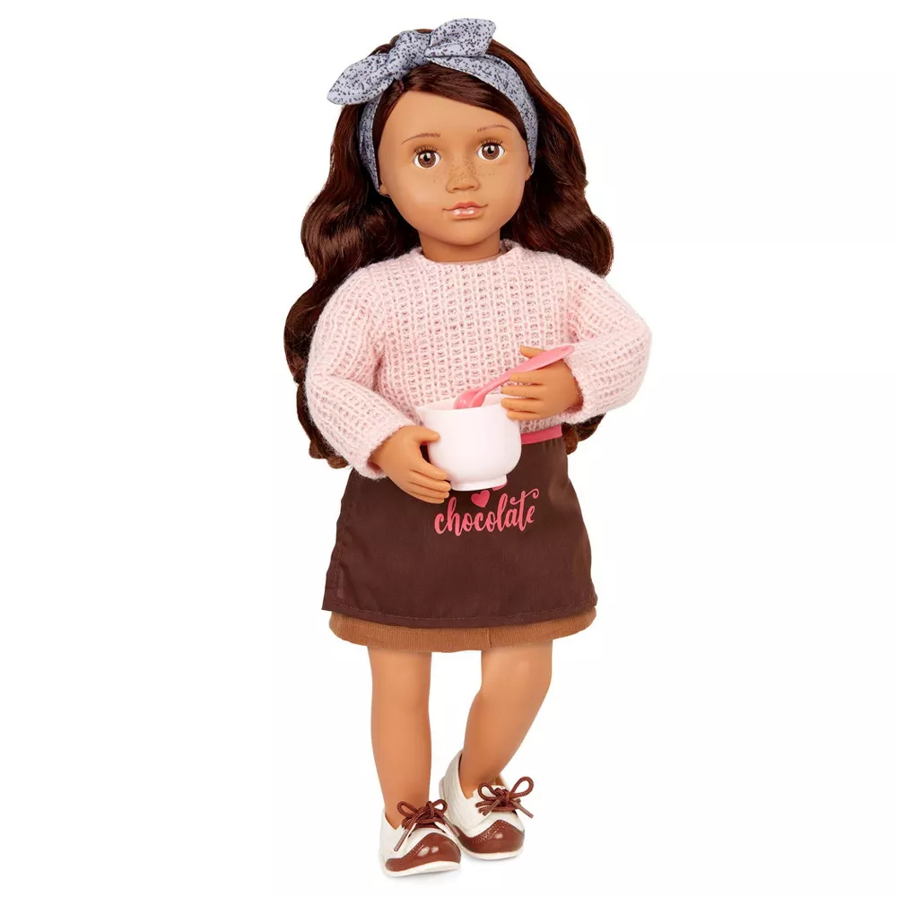 DELUXE CHOCOLATE DOLL W/ BOOK, COCO