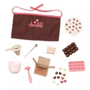 DELUXE CHOCOLATE DOLL W/ BOOK, COCO