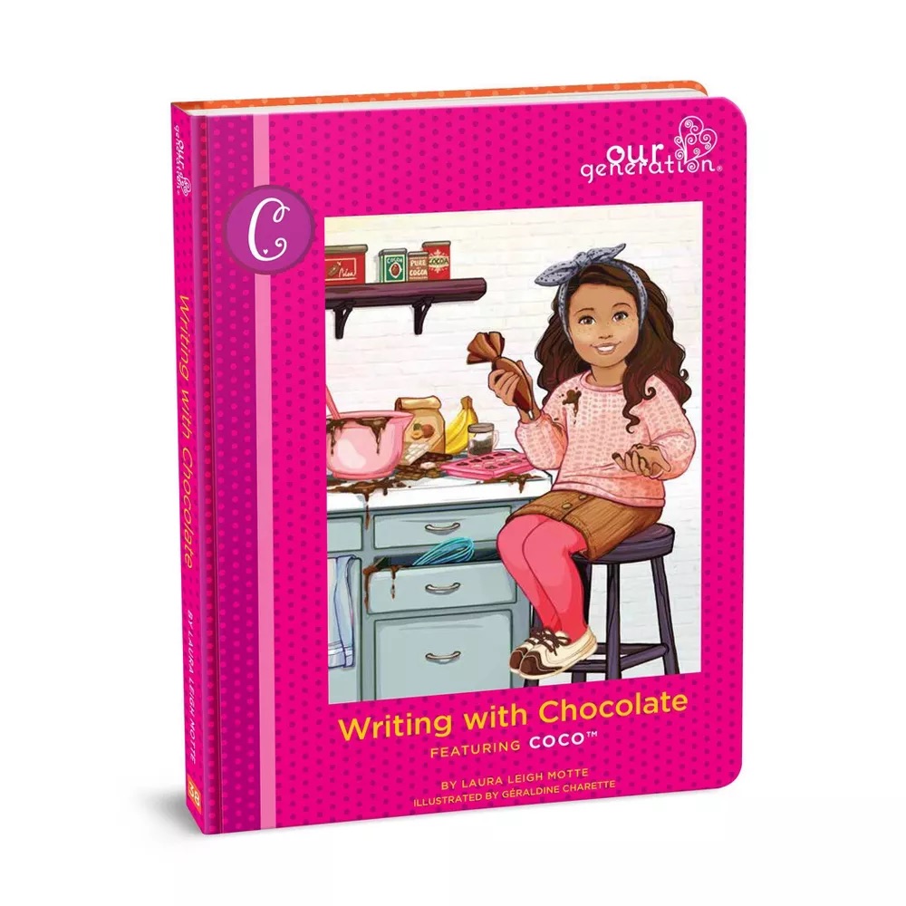 DELUXE CHOCOLATE DOLL W/ BOOK, COCO