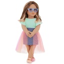 DOLL W/DENIM & TULLE SKIRT OUTFIT, LISA