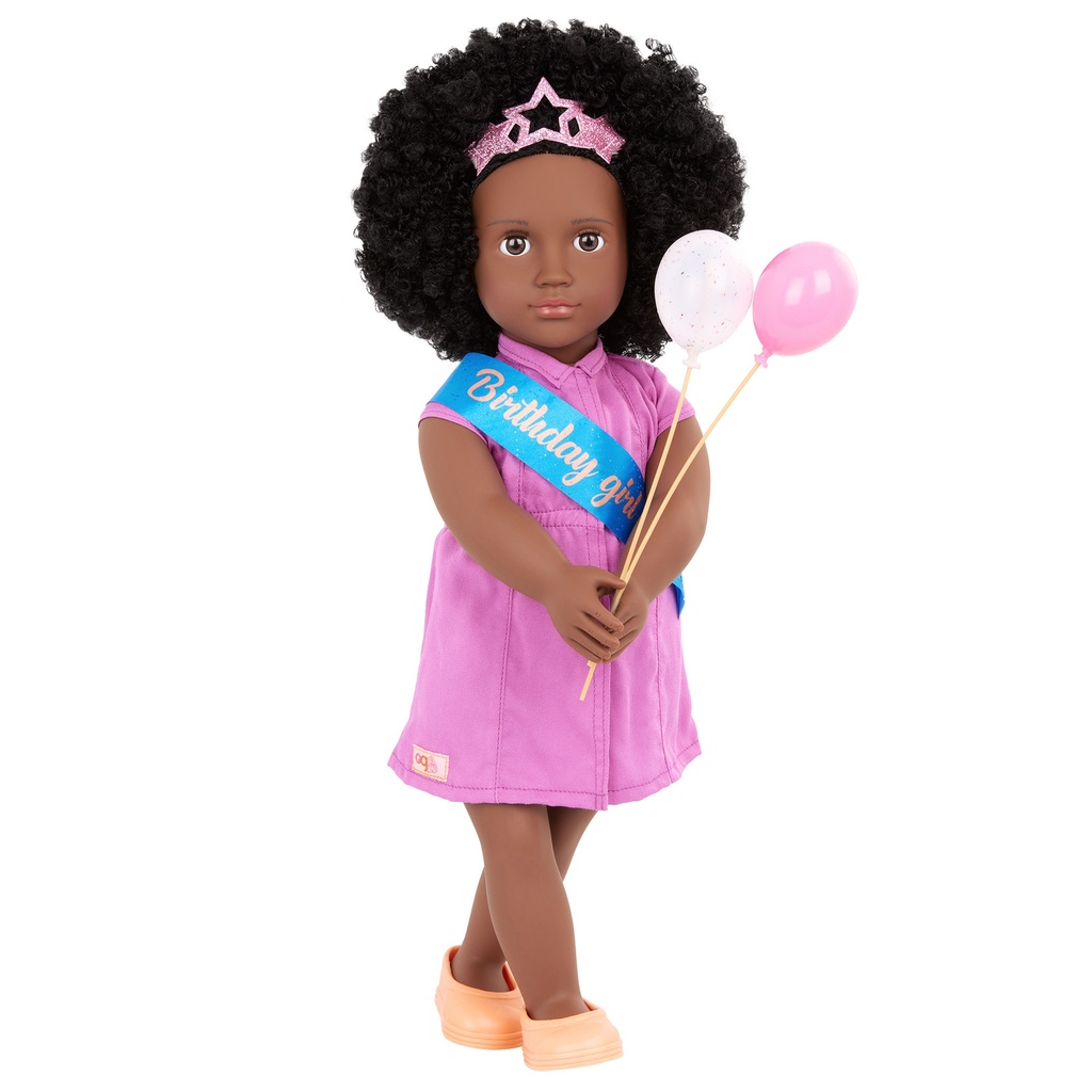 BIRTHDAY DOLL W/BALLOONS, KEHLANI, AA
