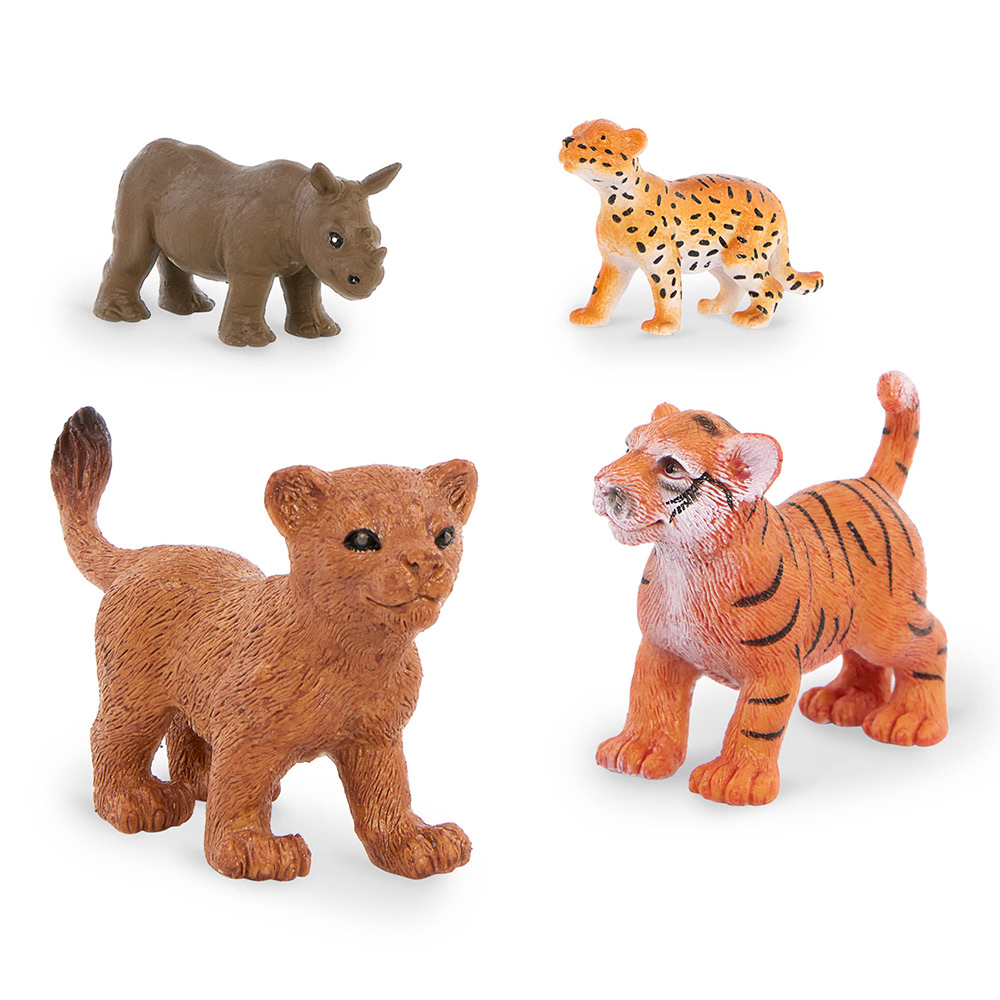 8 PCS WILD ANIMALS 5-7CM