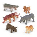 6 PCS WILD ANIMAL ADULT & BABY