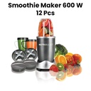 Nutribullet Nbr-1212M Smoothie Maker 600 W-9 Pcs (Gray)