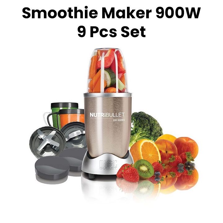 Nutribullet Nb9-1212 Smoothie Maker 900W-9 Pcs