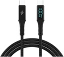 Smartix Premium Ultra flexible Braided 100W C to C Cable with Digital Display