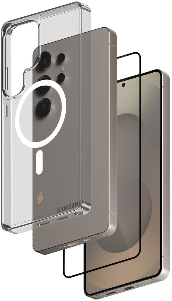 Smartix Premium Magsafe Clear Case+Protector for Samsung S25 Ultra 