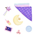 DELUXE PAJAMA DOLL W/BOOK, LUNA