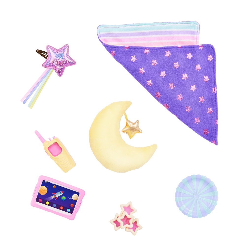 DELUXE PAJAMA DOLL W/BOOK, LUNA